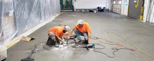 warehouse floor repair